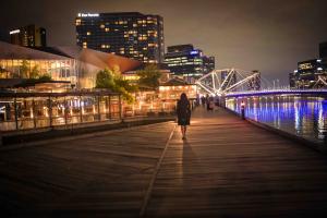 Approching Boaties at night