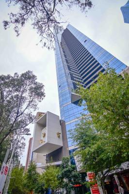 Eureka Tower with bees
