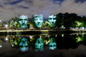 Projections White Night