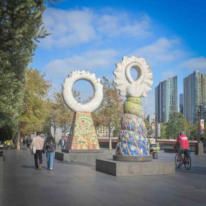 Sculptures on Crown Promenade