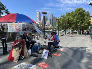 Street art Southbank Promenade