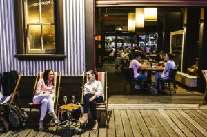 The Boatbuilders Yard evening deck chairs